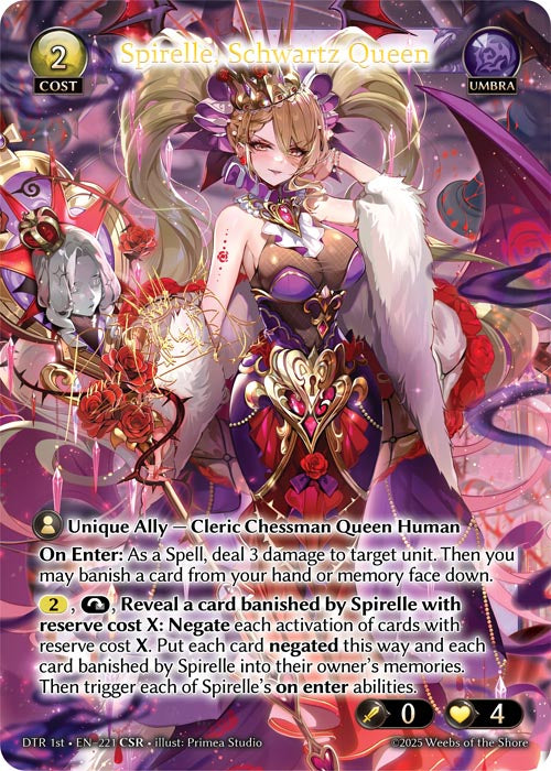 Spirelle, Schwartz Queen (CSR) - Distorted Reflection