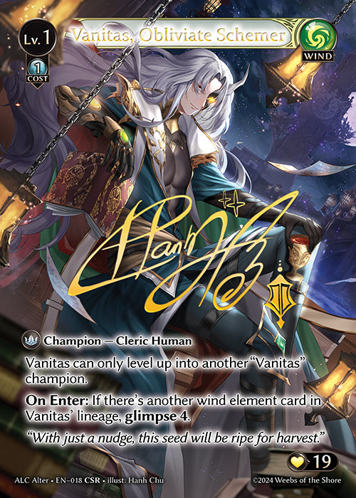 Vanitas, Obliviate Schemer (CSR) - Alchemical Revolution