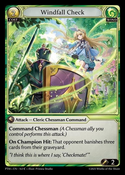 Windfall Check - Phantom Monarchs